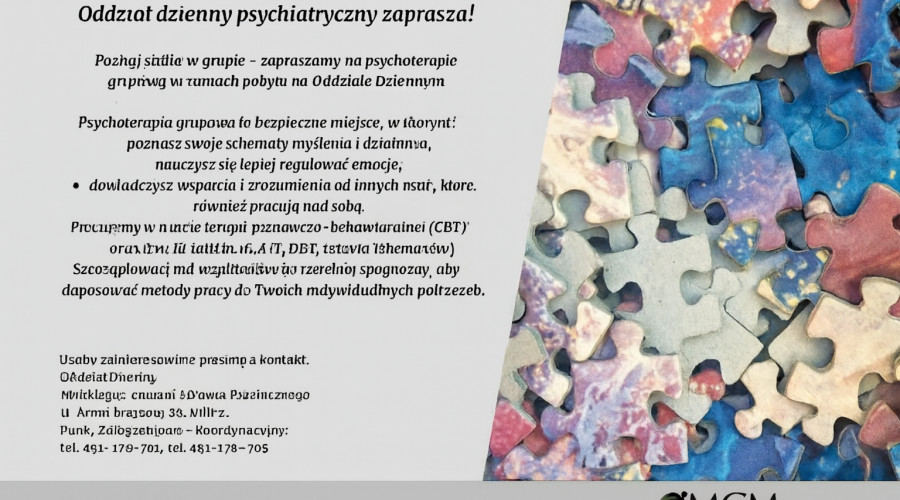 Bezpłatna terapia grupowa na NFZ w Mielcu