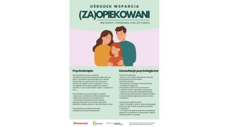 Bezpłatne wsparcie dla osób dzieci, młodzieży i rodziców zamieszkujących na terenie Województwa Mazowieckiego