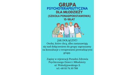 Bezpłatna grupa terapeutyczna Białystok