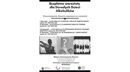 Bezpłatne warsztaty dla DDA w Bydgoszczy